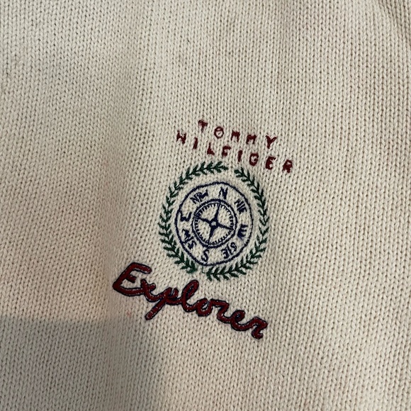 Vintage Tommy Hilfiger Cream Cardigan - Picture 3 of 4